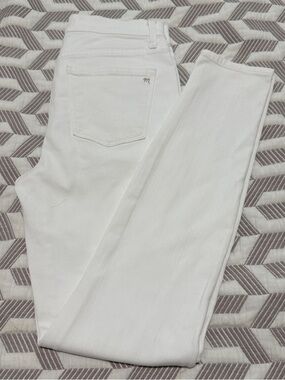 Madewell 9" High Riser Skinny Jeans White 27T